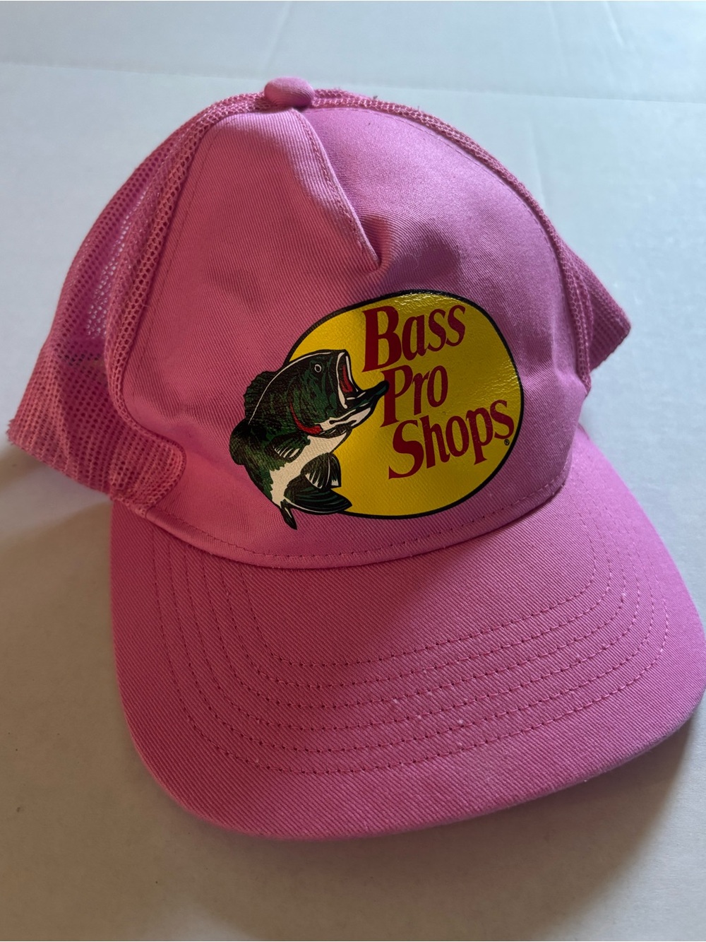 Bass Pro Shops Pink Logo Trucker Cap